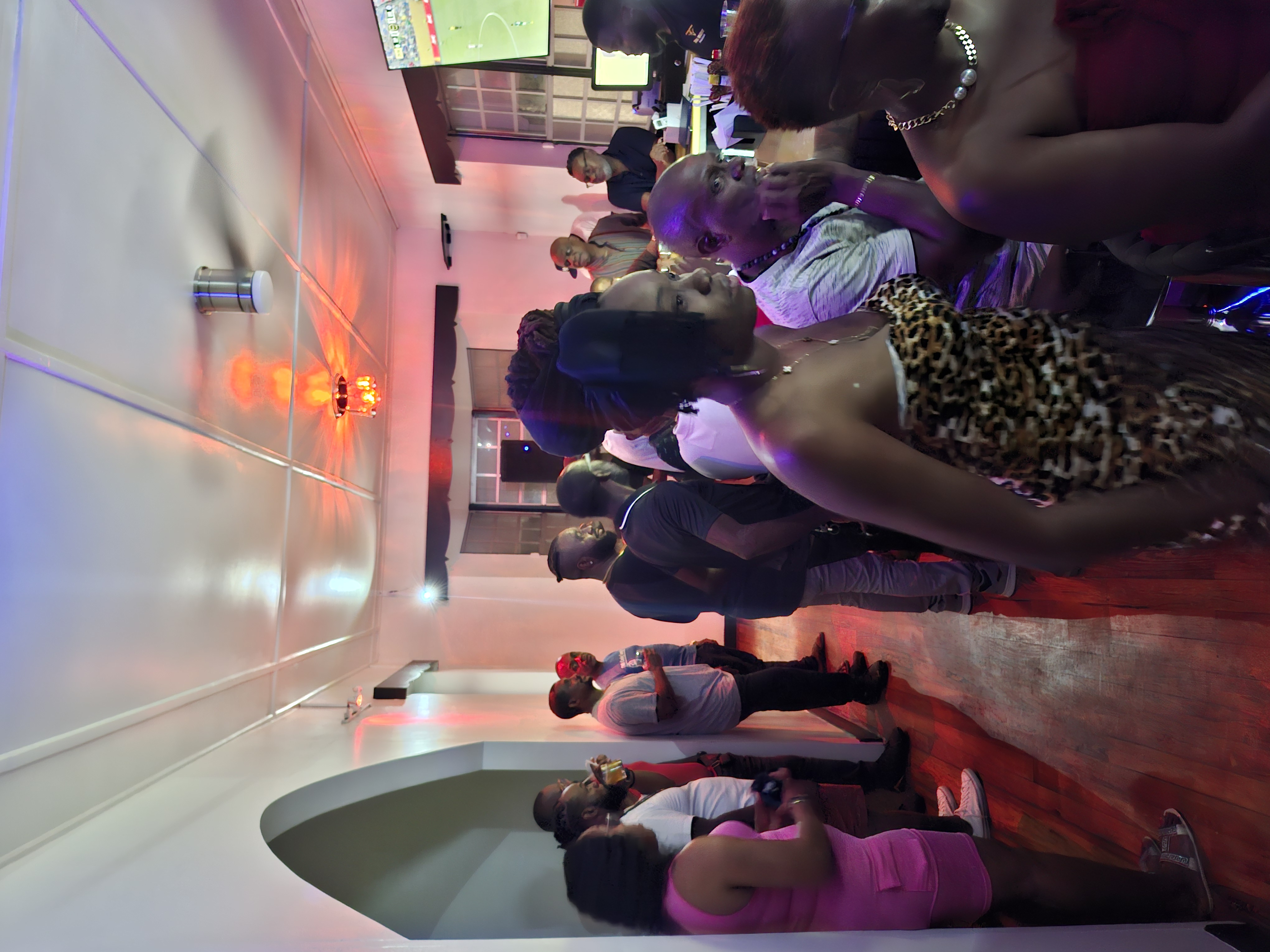 Guests gathered inside The Vault
